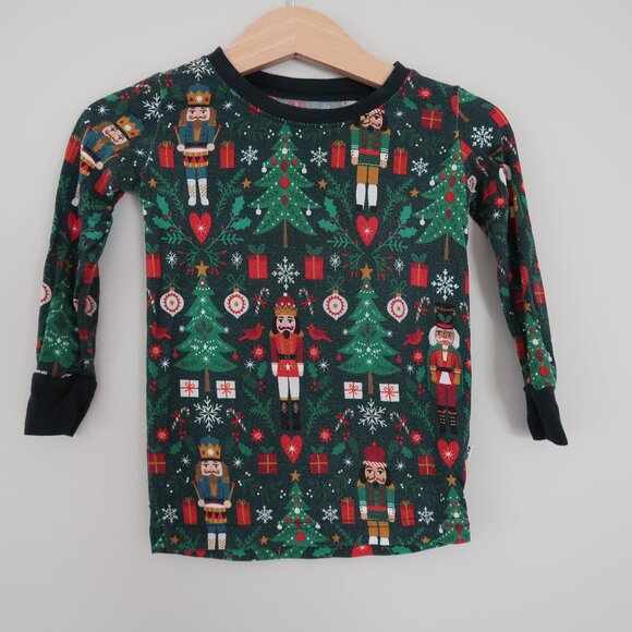Little Sleepies 12-18M Pajama Top Nutcracker March Long Sleeve Holiday Bamboo - Picture 1 of 4